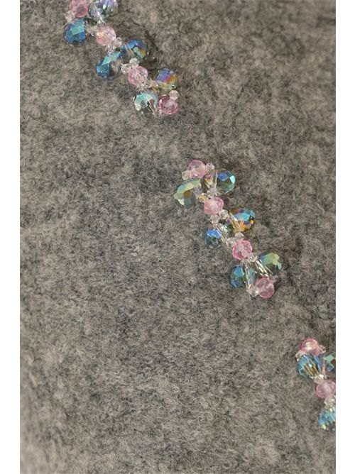 Minigonna Believe in maglia con ricamo gioiello PINKO | 105949 A2YEII2